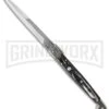 A.G.A. Campolin 12" Brazilian Horn Sicilian Picklock Automatic Knife - Bayonet -AKC Knife Shop 12in aga sicilian braz pic cm large