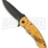 ABKT Renegade RealTree Blaze Orange Liner Lock Knife - Black Plain -AKC Knife Shop ABKT Renegade RealTree Blaze Orange black BHQ 38110 er large