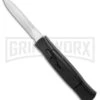 AKC 007 Concord Black OTF Automatic Knife - Dagger Satin -AKC Knife Shop AKC 007 Concord OTF Automatic Dagger Knife Black 3 Satin BHQ 125257 LS 1 large