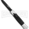 AKC 077 Concord Polish/Black OTF Automatic Knife - Dagger Black -AKC Knife Shop AKC 077 Concord Polish Blackdagger black BP25717 er large