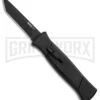 AKC 777 Blackfinger Black OTF Automatic Knife - Black Tanto -AKC Knife Shop AKC 777 Blackfinger Tanto OTF Auto Black Black BHQ 87414 jr large