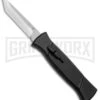 AKC 777 Blackfinger Black OTF Automatic Knife - Stonewash Tanto -AKC Knife Shop AKC 777 Blackfinger Tanto OTF Auto Black SW BHQ 87413 jr 2 large