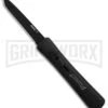 AKC Concord Black OTF Automatic Knife - Tanto Black Plain -AKC Knife Shop AKC Concord Tanto Black Black BHQ 90285 er large