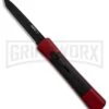 AKC Concord Red/Black OTF Automatic Knife - Tanto Black Plain -AKC Knife Shop AKC Concord Tanto Red Black Black BHQ 90289 er large