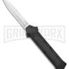 AKC F-16 D/A Bayonet OTF Automatic Knife Black Carbon Fiber (3.3" Bayo) -AKC Knife Shop AKC F 16 DA Bayo OTF Auto Black CF Bayo BHQ 102234 jr large