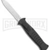 AKC X-treme EVO Black OTF Automatic Knife W/ Pocket Clip - Satin Plain -AKC Knife Shop AKC X Treme EVO OTF Auto Black Satin DP BHQ 141226 jr large