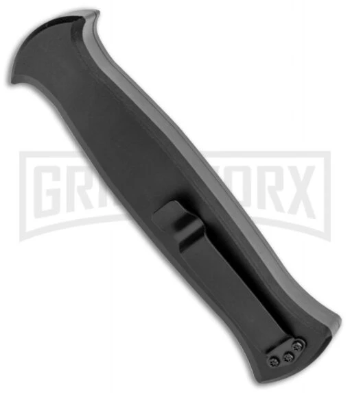 AKC X-treme EVO Black / Orange Slide OTF Automatic Knife - Black Plain -AKC Knife Shop AKC X treme EVO OTF Auto Black Orange Slide Black BHQ 114335 jr side large