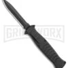 AKC X-treme EVO Black OTF Automatic Knife - Black Plain Dagger -AKC Knife Shop AKC X treme EVO OTF Automatic Knife Black 3.5 Black Dagger BHQ 119845 LS large