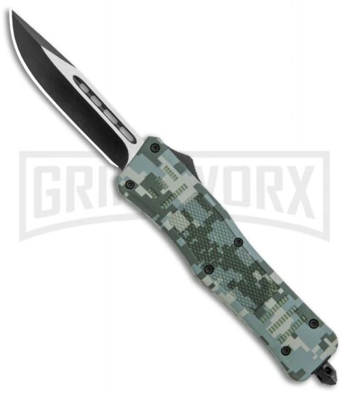 Atomic Defender Medium OTF Automatic Knife Digi Camo - Drop Point Two Tone -AKC Knife Shop Atomic Defender Medium CP Digi Camo TT GX 36260 jr large