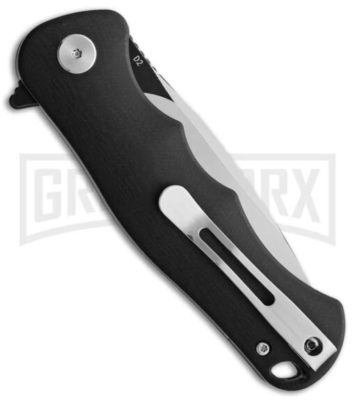 Bestech Knives Bobcat BlackG-10 Folding Knife - Two Tone Plain -AKC Knife Shop Bestech Knives Bobcat LL Black TT BHQ 107211 jr side large