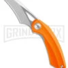 Bestech Knives Bihai Orange G-10 Pocket Knife - Satin/Gray Plain -AKC Knife Shop Bestech Knives Hel Bihai Liner Lock Knife Orange G 10 Black Satin SW BHQ 179725 kc2 large