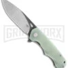 Bestech Knives Jade G-10 Airstream Knife - Liner Lock Two-Tone D2 -AKC Knife Shop Bestech Knives Rockface LL Jade TT Satin BHQ 161509 jr large