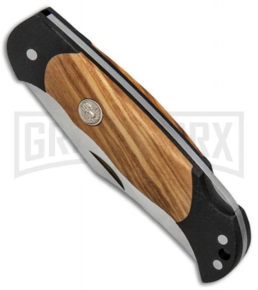 Boker Boy Scout 112410 Olive Wood/G-10 Pocket Knife -AKC Knife Shop Boker Boy Scout Pocket Knife Olive Wood G 10 112410 BHQ 67925 jr spine large