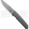 Boker Magnum Eternal Classic Steel Frame Lock Knife W/Thumb Stud - Satin Plain -AKC Knife Shop Boker Magnum Eternal Classic Thumb Stud BHQ 136272 td large