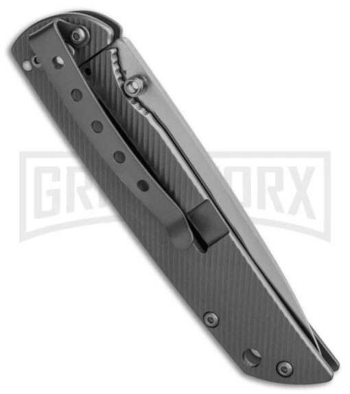 Boker Magnum Eternal Classic Steel Frame Lock Knife W/Thumb Stud - Satin Plain -AKC Knife Shop Boker Magnum Eternal Classic Thumb Stud BHQ 136272 td side large