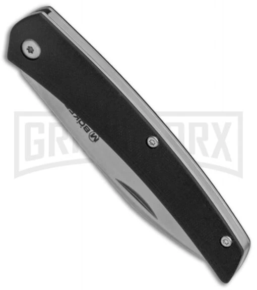 Boker Magnum Long Lead EDC Slip Joint Knife - Satin Plain -AKC Knife Shop Boker Magnum LL EDC SJ Black G 10 Satin 01SC080 BHQ 120664 jr spine large