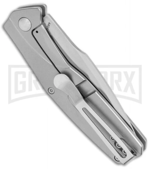 Boker Magnum The Milled One Steel Folding Knife - Satin Plain -AKC Knife Shop Boker Magnum The Milled One FL Satin BHQ 136007 jr side large