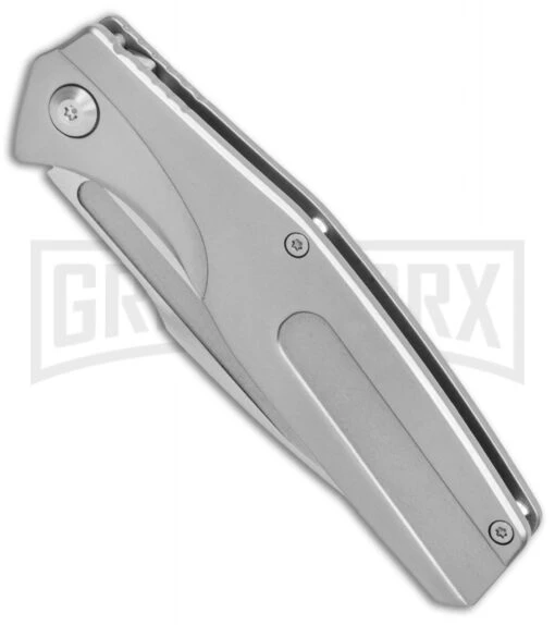 Boker Magnum The Milled One Steel Folding Knife - Satin Plain -AKC Knife Shop Boker Magnum The Milled One FL Satin BHQ 136007 jr spine large