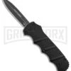 Boker Kalashnikov Black Aluminum OTF Automatic Knife - Dagger Black SW Plain -AKC Knife Shop Boker Plus Kalashinov Dagger OTF Automatic Knife Black Aluminium 3in Black SW BHQ 126000 td large