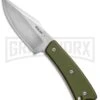 Boker Plus OD Green G-10 Piranha Fixed Blade Knife - Stonewash Plain -AKC Knife Shop Boker Plus Piranha OD Green SW 02BO005 BHQ 49517 jr large