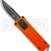 Boker Plus USB OTF Black Automatic Knife Aluminum - Orange SW Plain -AKC Knife Shop Boker Plus USB OTF Auto Orange Aluminum Black SW BHQ 125997 jr large