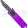 Boker Plus USB OTF Black Automatic Knife Aluminum - Purple SW Plain -AKC Knife Shop Boker Plus USB OTF Auto Purple Aluminum Black SW 06EX277SOI BHQ 125999 jr large