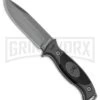 Browning Ignite Black/Gray Polymer Fixed Blade Knife - Gray Plain -AKC Knife Shop Browning Ignite Black Gray Gray BHQ 40752 er large