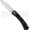 Buck Knives Buck 110 Folding Hunter LT Black Lockback Knife - Satin Plain -AKC Knife Shop Buck 110 Folding Hunter LT LB Satin 0110BKSLT BHQ 79530 jr large