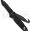 Buck Knives Buck Black Alpha Crosslock Knife W/ Saw & Gut Hook Blade - Black -AKC Knife Shop Buck 183 Alpha Crosslock blackout G10 saw gut hook black BHQ 66586 er large