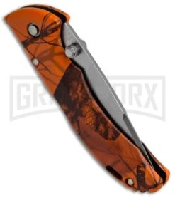 Buck Knives Buck Bantam BBW Mossy Oak Blaze Camo Folding Knife - Satin Plain -AKC Knife Shop Buck Bantam BBW Mossy Oak Blaze Camo 0284CMS9 BHQ 12359 jr side large