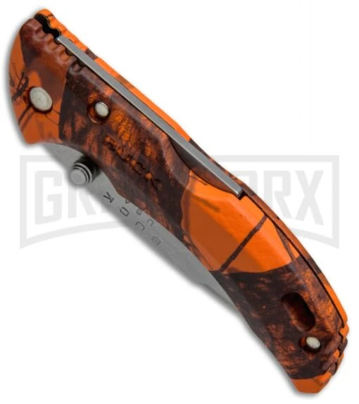 Buck Knives Buck Bantam BBW Mossy Oak Blaze Camo Folding Knife - Satin Plain -AKC Knife Shop Buck Bantam BBW Mossy Oak Blaze Camo 0284CMS9 BHQ 12359 jr spine large