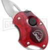 Buck Knives Buck Metro Red Folding Knife 758RD (1.125" Plain) -AKC Knife Shop Buck Metro LED Red Satin B758 RD BHQ 71299 jr large