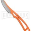 Buck Knives Buck PakLite Caper Fixed Blade Knife - Orange Plain -AKC Knife Shop Buck PakLite Caper Orange BU135ORS BHQ 41193 jr large