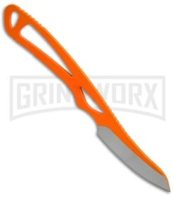 Buck Knives Buck PakLite Caper Fixed Blade Knife - Orange Plain -AKC Knife Shop Buck PakLite Caper Orange BU135ORS BHQ 41193 jr spine large