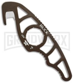 Buck Knives Buck PakLite Field Master Kit Brown Fixed Blade/Guthook - Brown/Satin -AKC Knife Shop Buck PakLite Field Master Guthook Brown 0141BRSVP BHQ 106683 jr Guthook large