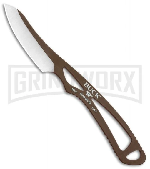 Buck Knives Buck PakLite Field Master Kit Brown Fixed Blade/Guthook - Brown/Satin -AKC Knife Shop Buck PakLite Field Master Guthook Brown 0141BRSVP BHQ 106683 jr boning large