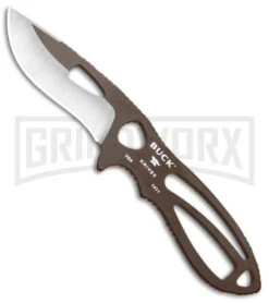 Buck Knives Buck PakLite Field Master Kit Brown Fixed Blade/Guthook - Brown/Satin -AKC Knife Shop Buck PakLite Field Master Guthook Brown 0141BRSVP BHQ 106683 jr skinner large