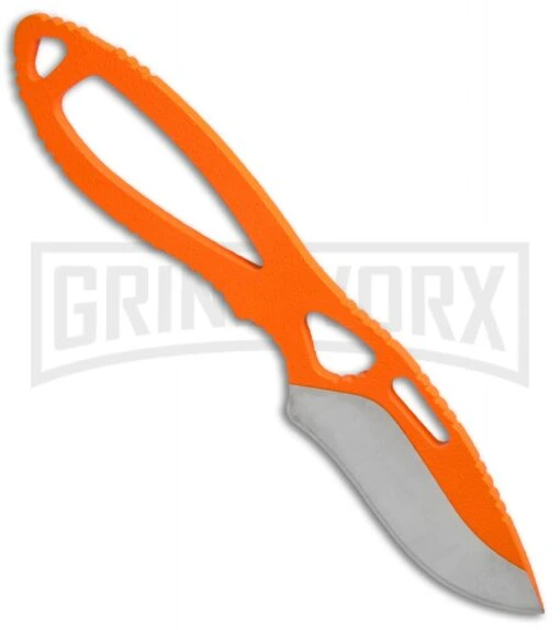 Buck Knives Buck PakLite Skinner Fixed Blade Knife - Orange Plain -AKC Knife Shop Buck PakLite Skinner Orange BU140ORS BHQ 41200 jr spine large