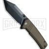 CIVIVI Bhaltair Burlap Micarta Folding Knife - Tanto Black Plain -AKC Knife Shop CIVIVI Bhaltair C23024 3 BHQ 187194 hd large