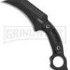 CRKT Du Hoc Karambit Black G-10 Fixed Blade Knife - Black Plain -AKC Knife Shop CRKT Du Hoc jr large