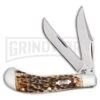 Case Knives Saddlehorn Burnt Bone Pocket Knife TB62110SS -AKC Knife Shop Case Saddlehorn burnt bone BHQ 42085 er large