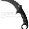 Cold Steel Karambit Steel Tiger Black Fixed Blade Knife - Black Plain -AKC Knife Shop Cold Steel Karambit Steel Tiger Fixed Blade Black Black BHQ 175064 jr large