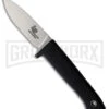 Cold Steel Pendleton Mini Hunter Black Fixed Blade Knife - Stonewash Plain -AKC Knife Shop Cold Steel Pendleton Mini Hunter Fixed Blade Knife BHQ 6680 td large