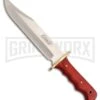 Coleman Bowie Worth Pakkawood Fixed Blade Knife - Satin Plain -AKC Knife Shop Coleman Bowie Worth Pakkawood satin plain BHQ 79995 er large