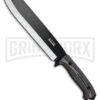 Elk Ridge Evolution Platform Machete (14.75") Black Micarta - Two-Tone Plain -AKC Knife Shop Elk Ridge Evolution Platform Machete Black Micarta TT Plain BP 26210 jr large