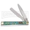 Frost Cutlery Doctor's Green Abalone Pocket Knife -AKC Knife Shop Frost Cutlery Doctors green abalone BHQ 73242 er large