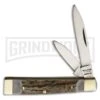 Frost Cutlery Valley Forge Baby Doc Stag Pocket Knife -AKC Knife Shop Frost Cutlery Valley Forge baby doc stag BHQ 48488 er large