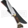 Frost Cutlery Whitetail Bowie Torch Stag Fixed Blade - Satin Plain -AKC Knife Shop Frost Cutlery Whitetail bowie torch stag satin BHQ 48514 er large