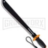 Gerber Fiskars 18" Machete Saw Black/Orange - Black Plain/Serr -AKC Knife Shop Gerber Machete Saw 18 inch BHQ 182990 td large