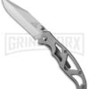 Gerber Paraframe II Gray Stainless Steel Frame Lock Knife - Satin Plain -AKC Knife Shop Gerber Paraframe II FL Gray SS Satin BHQ 53969 jr large